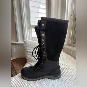 UGG Adirondack iii tall black waterproof winter boots. Brand New.